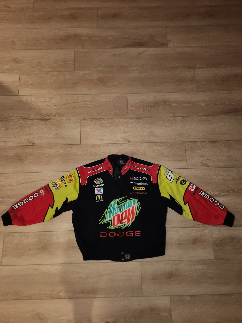 Vtg Nascar Kasey Kahne Mountain Dew Chase Authentics JH Design Jacket Men's XXXL